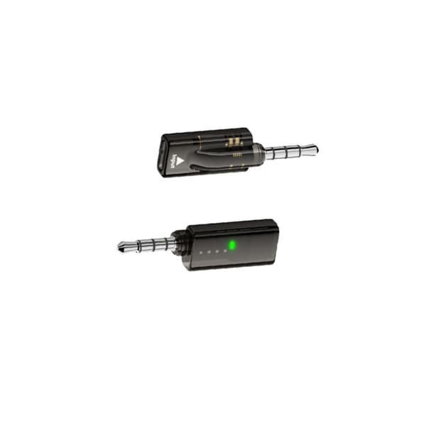 3,5 mm naar USB-C -adapter med inbyggd DAC-dekoder 16bit/48KHz, 40mW utgång, svart