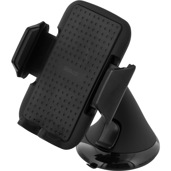 Car holder for smartphone, adjustable with suction cup
