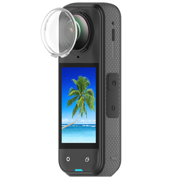 Insta360 X5 Suojalinssi - Optinen Lasisuoja Hopea
