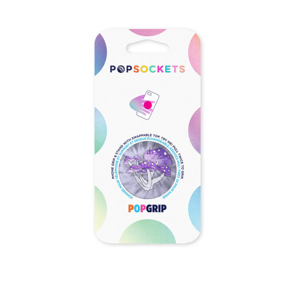 POPSOCKETS Tie Dye Toadstools Avtagbart Grip med Ställfunktion