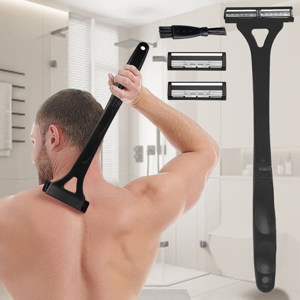 Vikbar Rakhyvel med Utbytbara Blad Black Black
