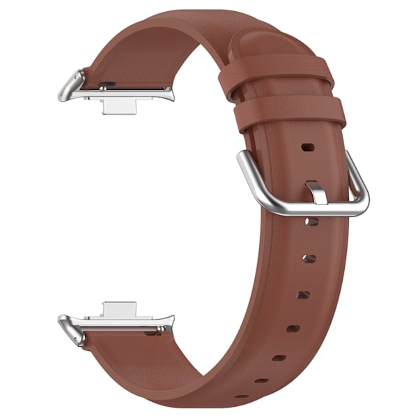 Nahkainen kellohihna Xiaomi Smart Band 9 Prolle Ruskea