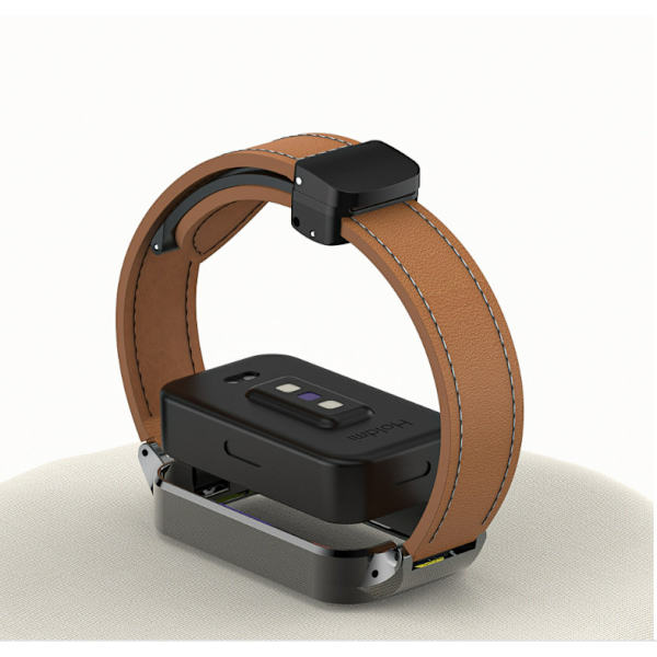 Redmi Band 3 magneettinen taitettava metallirunkohihna Ruskea