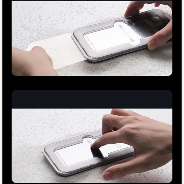 Skärmskydd med hög klarhet - superenkel installation iPhone 15 Plus