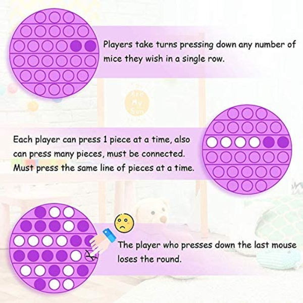 Pop it Fidget Toy rund Lila