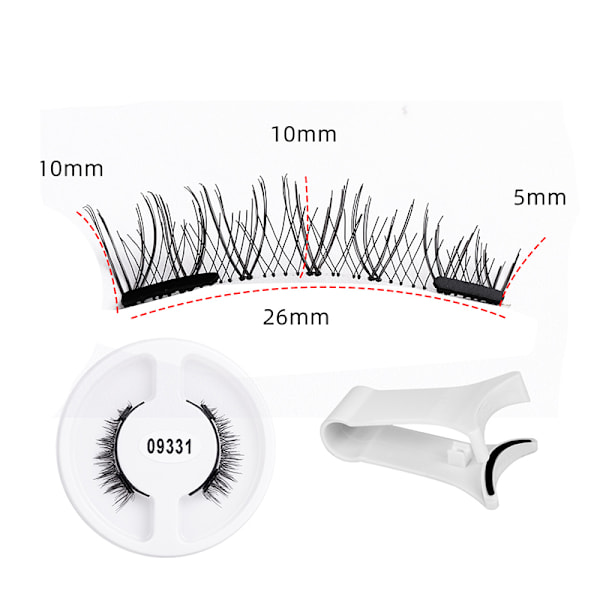 Magneettiripset V-muotoisella applikaattorilla ja kvanttimagneeteilla Malli 4