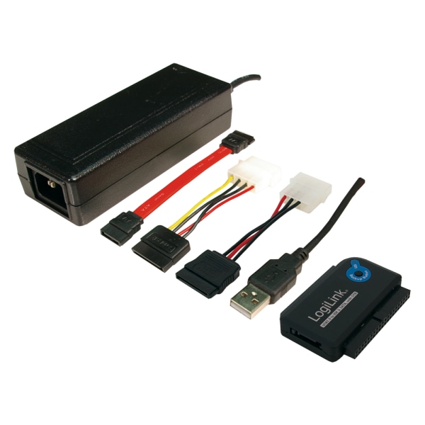 LogiLink USB 2.0 -> SATA + IDE 3,5/3,2 Svart