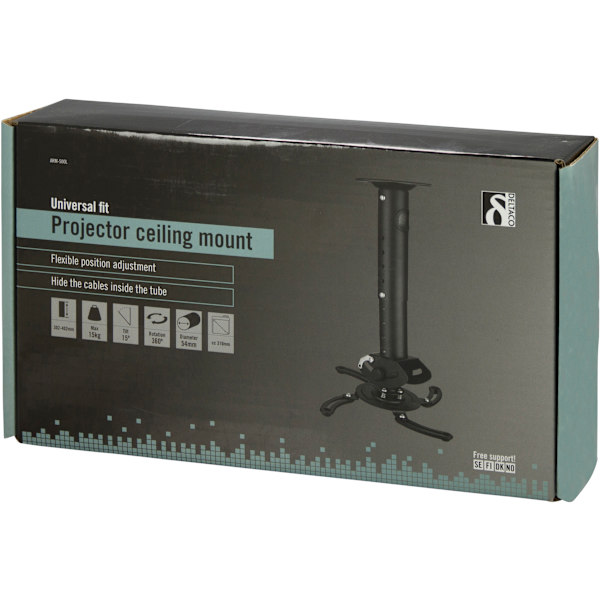 Ceiling mount projector max15kg 302-402mm adjust height