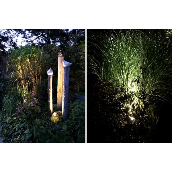LightsOn Luna trädgårdsspot Svart