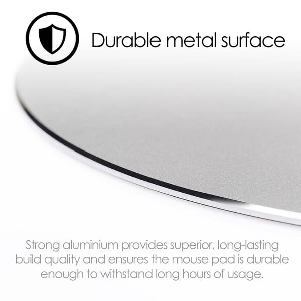 Musmatta Premium Aluminium Rund Silver