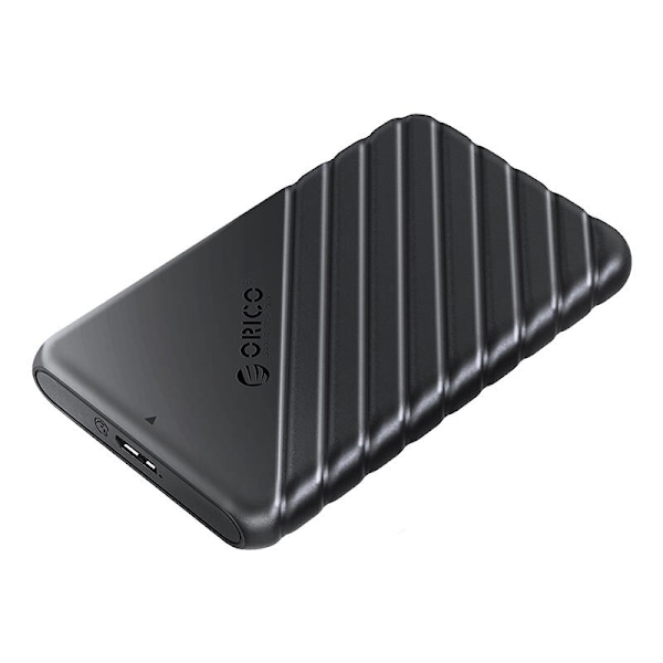 Orico 25PW1 HDD/SSD 2,5", 5 Gbps, USB-A til USB Micro-B-drevkabinet (sort)