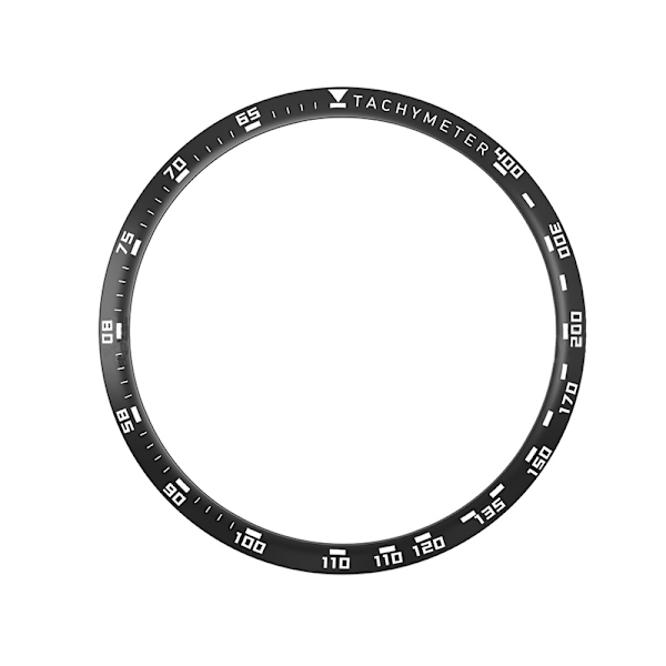 Stilfuld Bezel til Amazfit GTR 47mm Sort