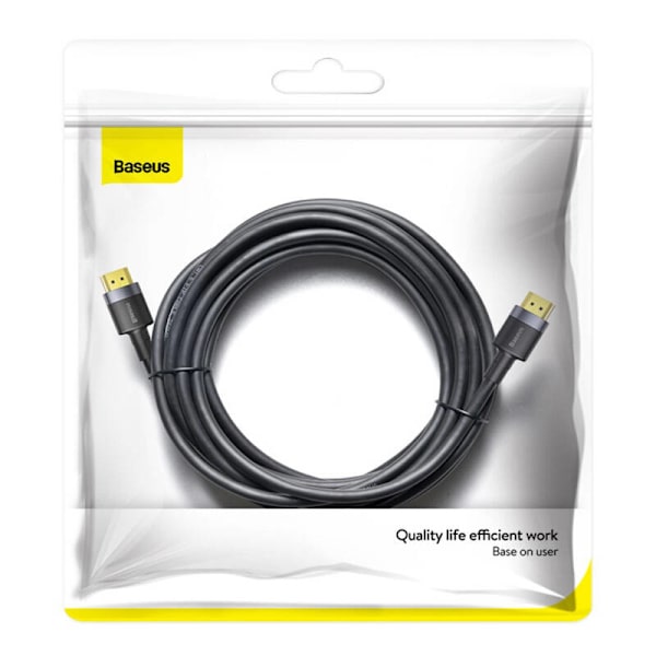 Baseus Cafule 4KHDMI hane till 4KHDMI hane adapterkabel 5m svart
