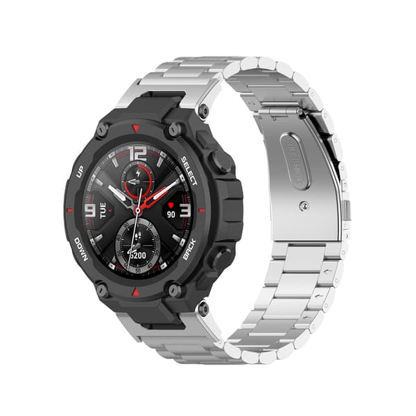 Urrem i rustfrit stål + skruetrækkere Silver Amazfit T-Rex A1918 Silver
