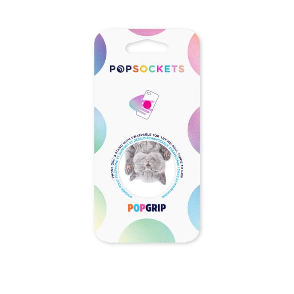POPSOCKETS Kattelur Aftageligt Greb med Stativfunktion