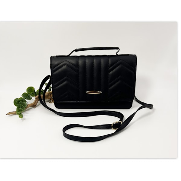 Single-Skulder Crossbody-taske til kvinder Sort