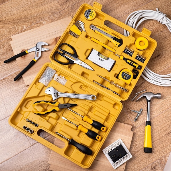 Hushållsverktygssats 48 st Deli Tools EDL1048J