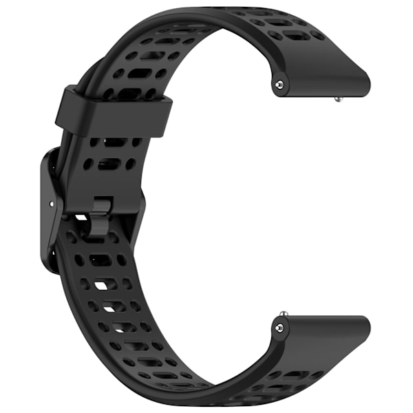 COROS Kellon silikoninen kaksisävyinen ranneke Musta 20 mm