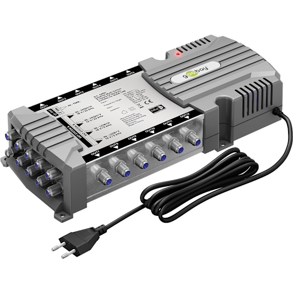 Sat multi-switch 9 ingångar/12 utgångar