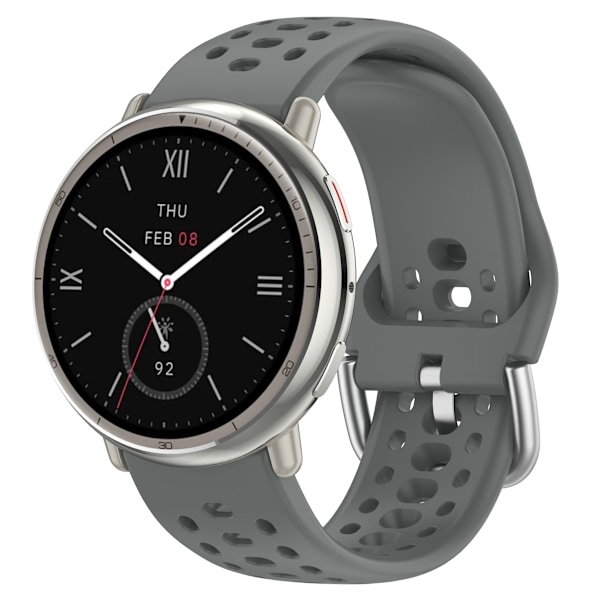 Amazfit Active 2 Band - Andningsbart silikon sportbyte DarkGrey DarkGrey