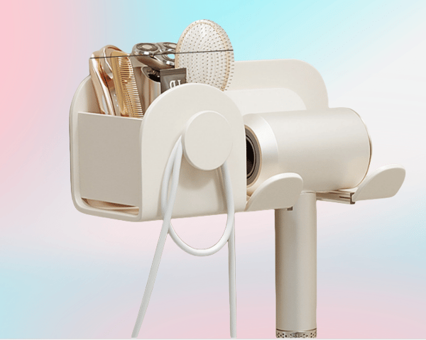 Ziwoo SE Hårtørrerholder - Aluminiumlegering, Pladsbesparende Design model 2