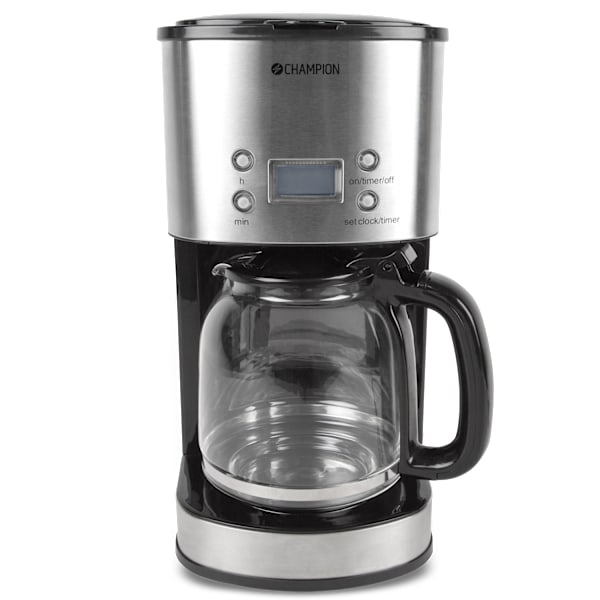 Champion Kaffebryggare Digital 12-koppar/1,5L KB210 Rostfri