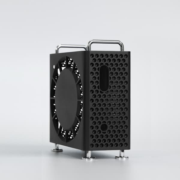 Suojakotelo ja jalusta Mac mini M4/Pro:lle Black Black