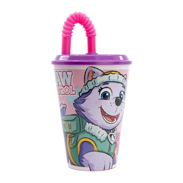 Vandkop med sugerør til børn STOR 74530 430 ml Paw Patrol Skye (pink)