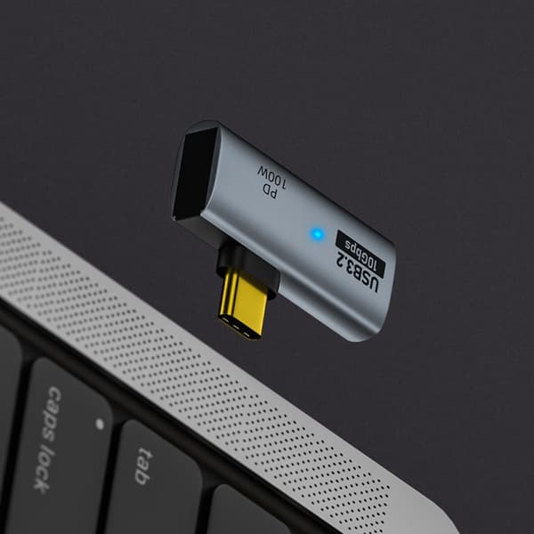 2-in-1 Monitoiminen USB-C-sovitin: Samanaikainen USB & 100W PD-lataus