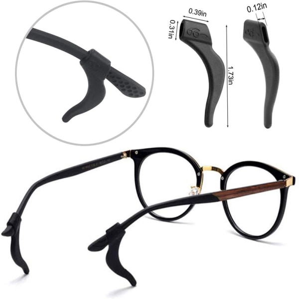 Öronkrokar för glasögon 12 par