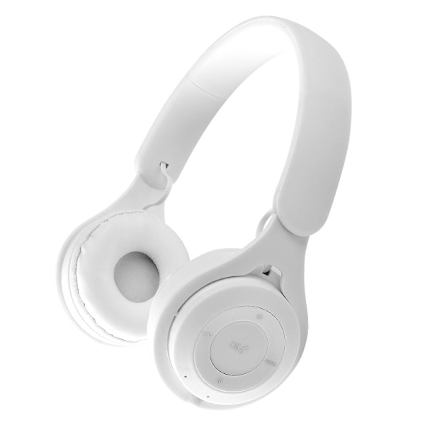 Moon White Bluetooth Headset Y08 - Foldbar & Kreativ