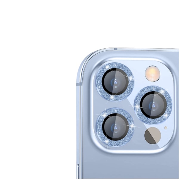 Kameran suojus 3 kpl Sininen  iPhone 13 Pro/13 Pro Max Sininen