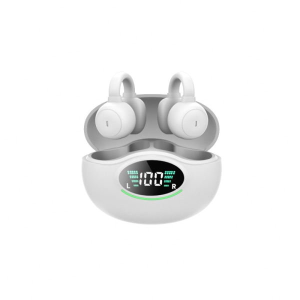 Langattomat Bluetooth 5.3 luujohtoiset kuulokkeet Valkoinen