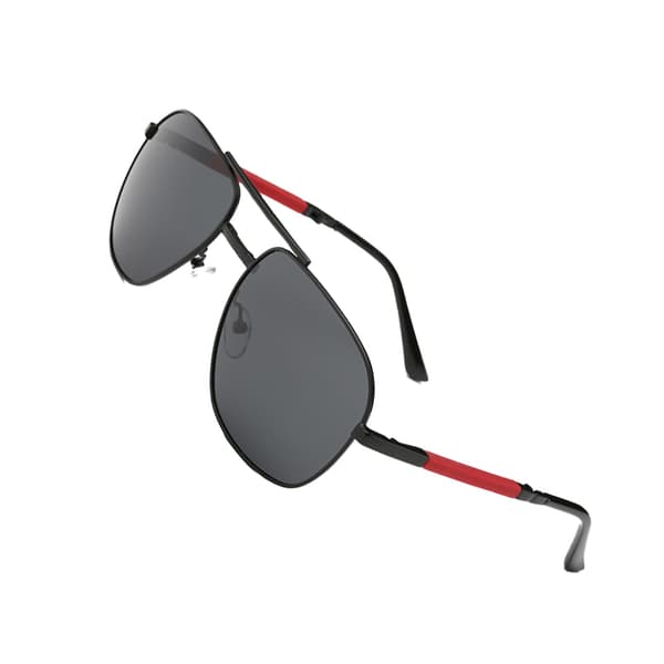 Foldbare polariserede solbriller - A345 stel linse Black + Black Black + Black