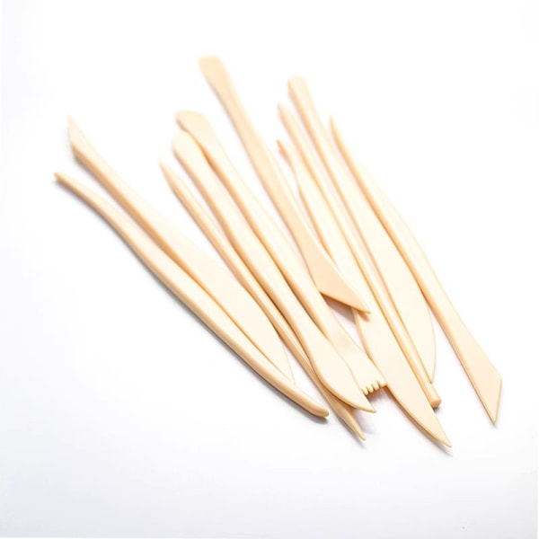 10 stykker Plastic Clay Sculpting Tool Set