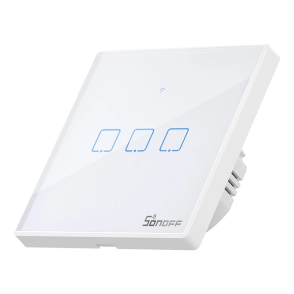 Smart Switch WiFi + RF 433 Sonoff T2 EU TX (3-kanavainen) päivitetty