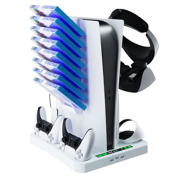 PS VR2 & PS5 latausaseman jäähdytysteline White White