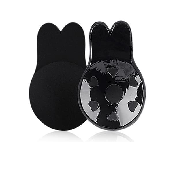 Bunny Ear Bröstlyft Nippelöverdrag Black 4XL Black 4XL