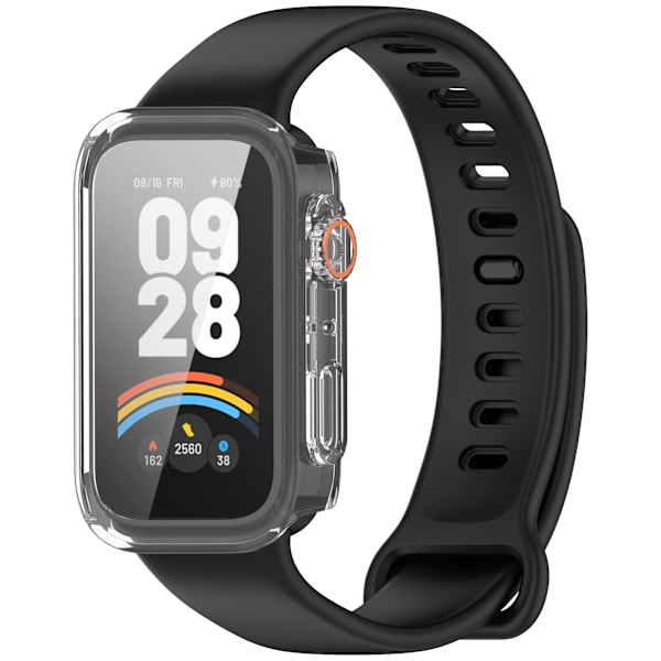Suojakotelo Xiaomi Band 9 Active & Redmi Band 3:lle Läpinäkyvä