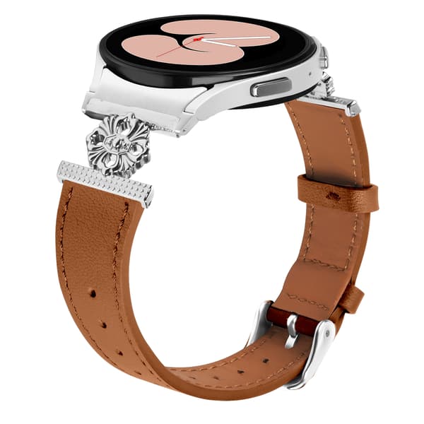 Urrem i ægte læder til Samsung Watch 4/5/6/7 Brown Brown