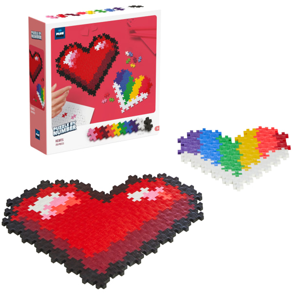 Puzzle By Number Hearts 250pcs