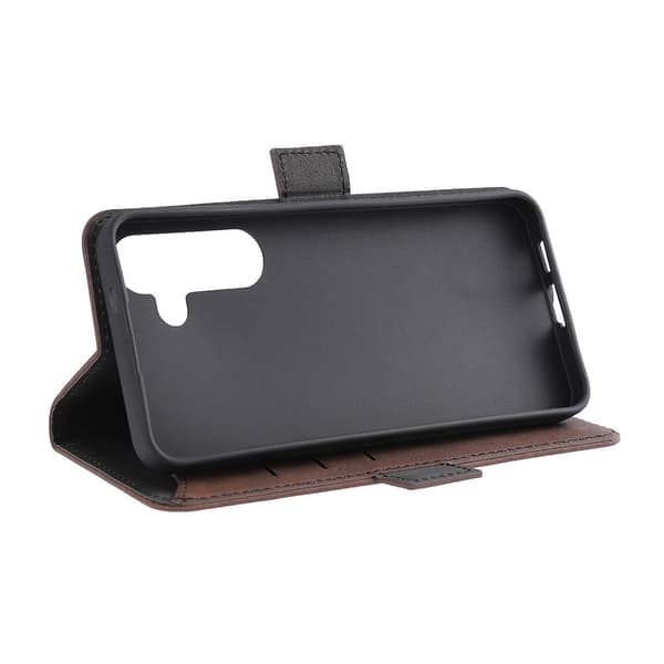 Mobilfodral 3 Kortfack Brun - Samsung S24+ 5G
