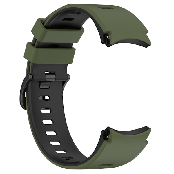 Tvåfärgad klockarmband för Samsung Galaxy Watch 4/5/6/6 Classic Grön