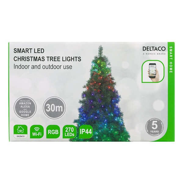 SMART HOME WiFi Tree light, 270L, 10 strings, 2m