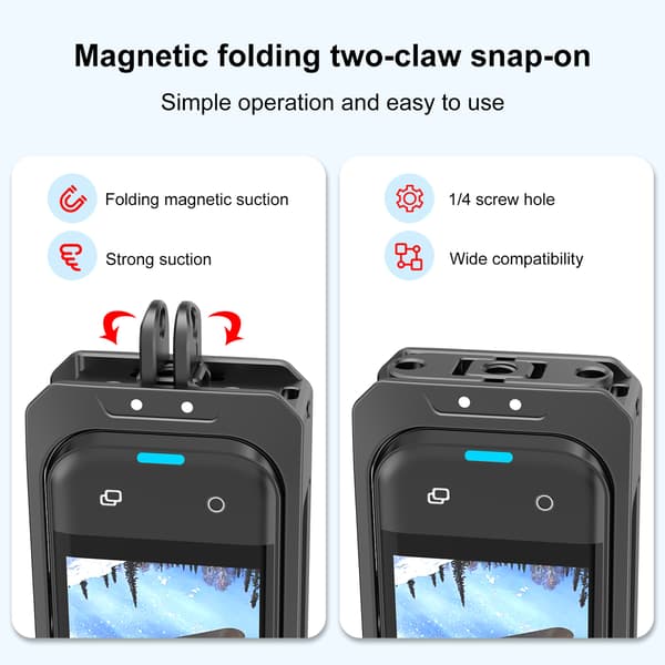 Insta360 X5 Aluminium Alloy Cage Protective Frame