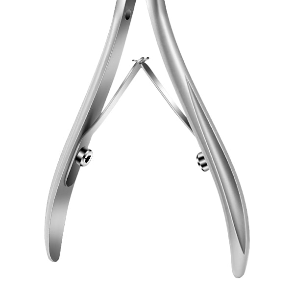 Swan Dead Skin Nipper - Sandblästrad Silver med pärlemorpåse (0.3)