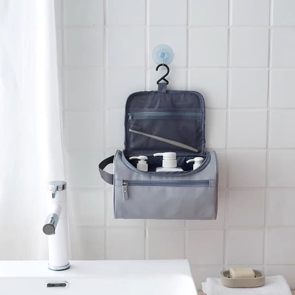 Bærbar toilettaske til rejser Grey Grey