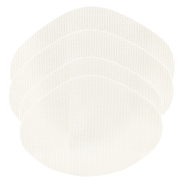 Skoreparationsplåster, 8-pack (4 stora, 4 små) Vit