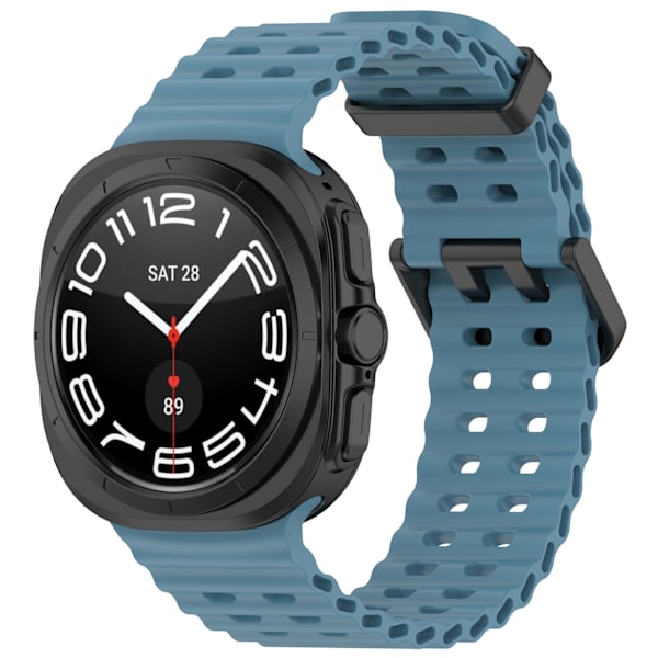 Klockarmband i Silikon för Samsung Watch Ultra 47mm Ljusblå