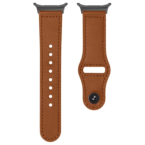 Armband i äkta läder för Samsung Galaxy Watch7 Ultra (47 mm) - Brun